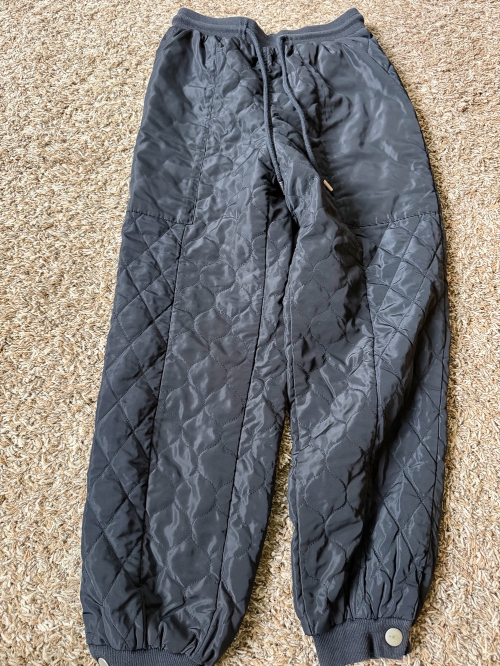 Sandy Liang at Target | Black Quilted Joggers